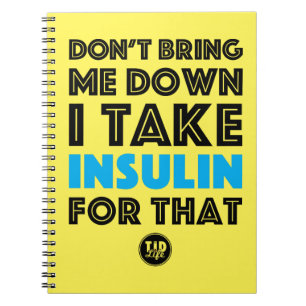 Breng me niet naar beneden [Geel/Cyaan] Notitieboek