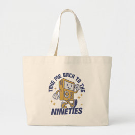 Breng me terug naar de jaren negentig grote tote bag