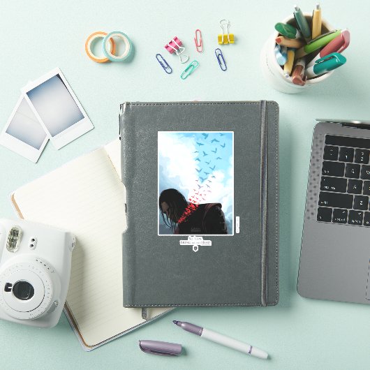 Breng me z'n hoofd. sticker (iPad Cover)