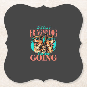 Breng Mijn Hond Retro Hond Liefhebber Kartonnen Onderzetters