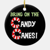 Breng op de Candy Canes Keepsake Ornament (Achterkant)
