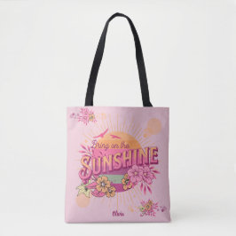 Breng op de Sunshine Graphic Preppy  Draagtas
