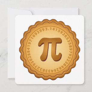 Breng PIE naar het Pi Day Party Kaart