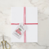 Breng thuis de kerstboom aangepaste cadeauLabels (Met Touw)