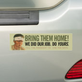 Breng ze naar huis Bumpersticker (Op auto)