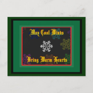 Brengen de Koele Winden van mei Warme Sjabloon 1 Briefkaart