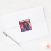 Brenna Faith 80's Baby Square Sticker (Envelop)