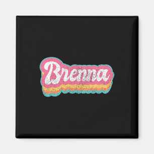 Brenna Voornaam Meisje Vintage jaren 70 jaren 80 P Magneet