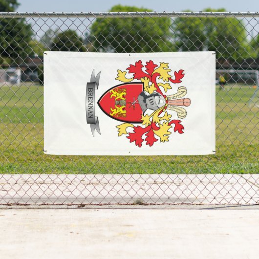 Brennan Coat of Arms Spandoek (Insitu)