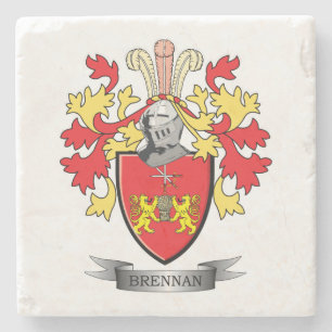 Brennan Coat of Arms Stenen Onderzetter