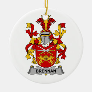 Brennan Family Crest Keramisch Ornament