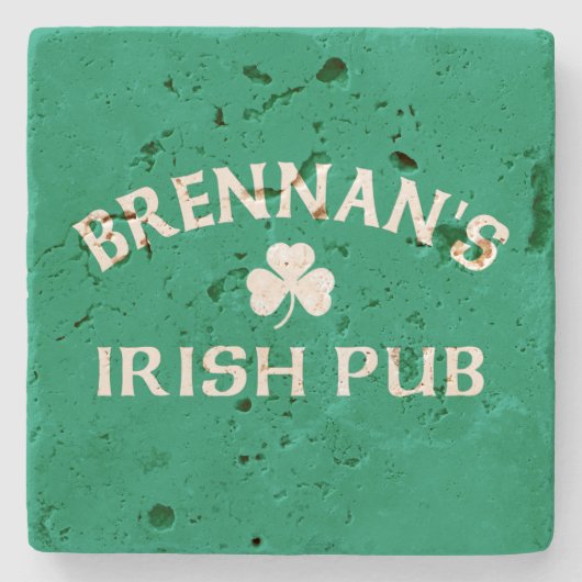 Brennan's Irish Pub Stenen Onderzetter (Voorkant)