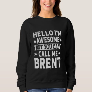 Brent achternaam Noem me Brent familieteam achtern Trui