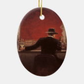 Brent lynch cigarillo's keramisch ornament (Achterkant)