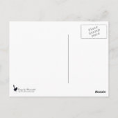 Brent Oranje fractal Briefkaart (Achterkant)