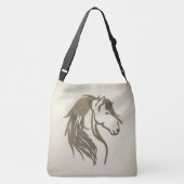 Brent Platinum Horse Head Crossbody Tas (Achterkant)