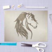 Brent Platinum Horse Head Tissuepapier (Craft)