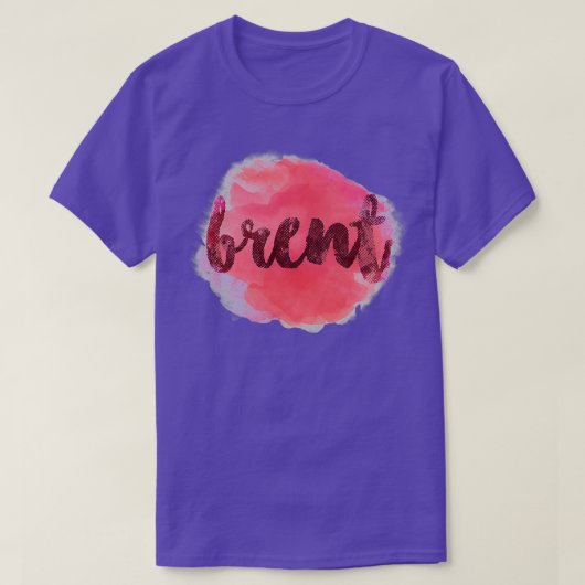 BRENT Red T-shirt (Design voorkant)