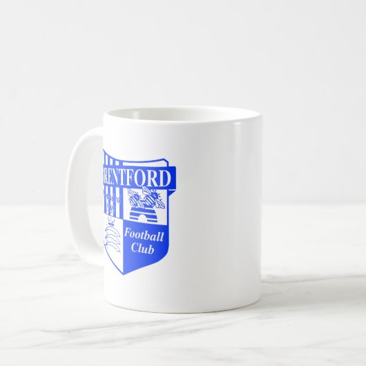 Brentford FC Fan Mok – Retro Edition (Voorkant links)