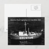 Brenton Reef Lightship LV-102/WAL-525 Briefkaarten (Voorkant / Achterkant)