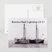 Brenton Reef Lightship LV-11 Briefkaarten (Voorkant / Achterkant)