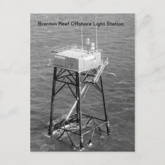 Brenton Reef Offshore Light Station-Briefkaarten Briefkaart