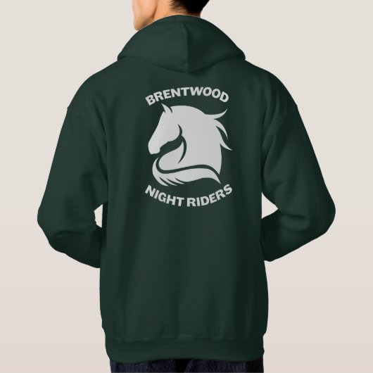 Brentwood Night Riders Dark 4H Sweat - shirt à cap (Dos)