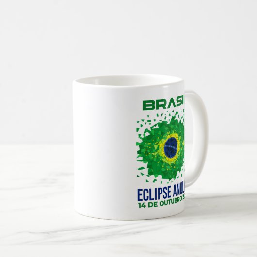 Brésil annuel Eclipse café Mug (Devant droit)