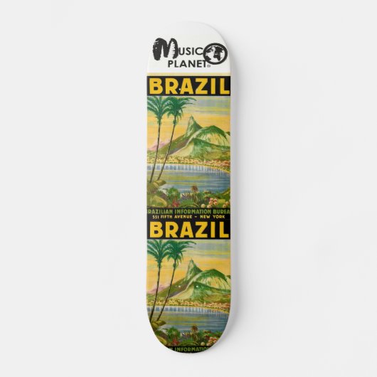 BRÉSIL  BRASIL Skateboard (Recto)