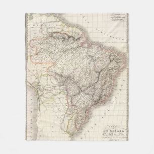 Bresil - Brazilië Fleece Deken
