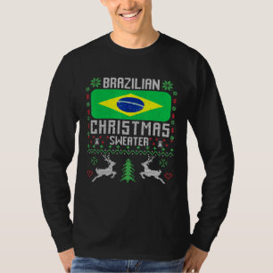 Brésil Drapeau Brésilien Sweat de Noël