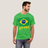Brésil Drapeau T-shirt (Devant entier)