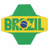 Brésil Drapeau vert Jaune Bleu Patriotique (Plat)
