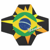 Brésil Football & drapeau brésilien / BANG (Plat)