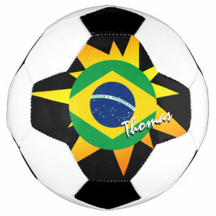 Brésil Football & drapeau brésilien / BANG