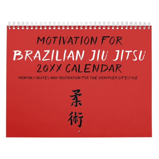 Brésil Jiu Jitsu Calendrier Motivationnel 2019 (Protection)