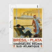 Bresil - Plata Briefkaart (Voorkant / Achterkant)