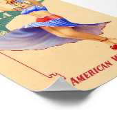 Brésil Retro Vintage voyage Poster Imprimer (Coin)