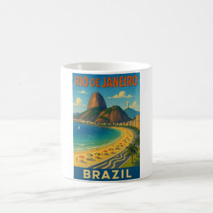 Brésil Rio De Janeiro Original Artwork Mug