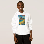 Brésil Rio De Janeiro Sweat - shirt à capuche d'ar (Devant entier)