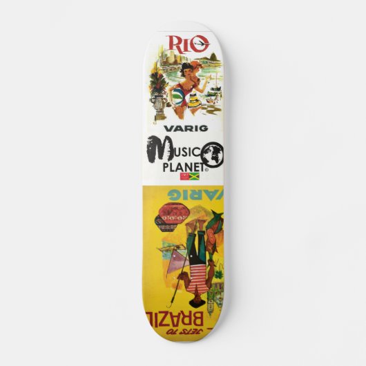 BRÉSIL RIO Skateboard (Recto)
