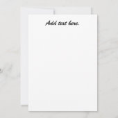 Brésil Ville Noms Brésil Drapeau Carte d'Invitatio (Dos)