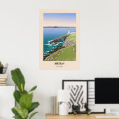 Bressay Écosse Affiche de voyage (Bureau à domicile)
