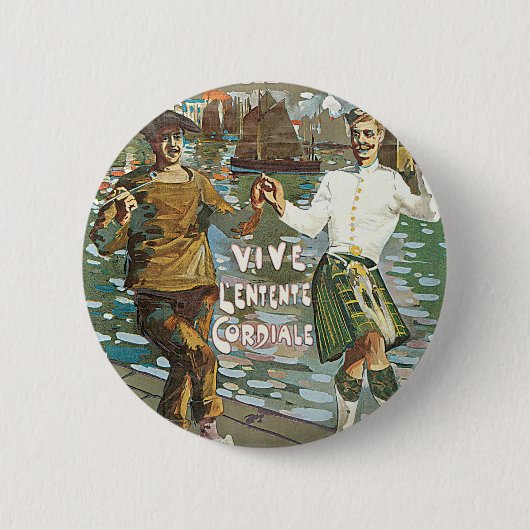 Brest á Londenaren 18 uur Ronde Button 5,7 Cm (Voorkant)