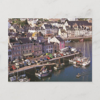 Bretagne, Belle Ile en Mer, jachten, vissersboten Briefkaart