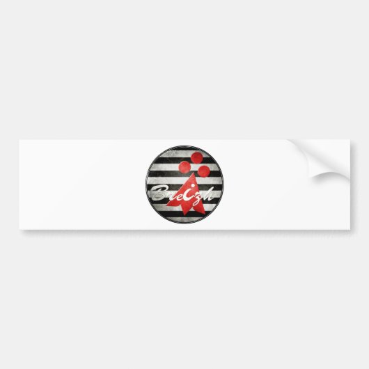 Bretagne Breizh Celtic Bumpersticker (Voorkant)