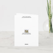 Bretagne Carte de remerciements espagnol (Dos)