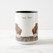 Bretagne Chien Mug (Centre)