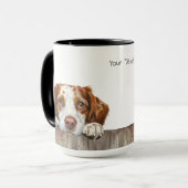 Bretagne Chien Mug (Devant gauche)