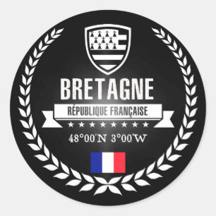 Bretagne Ronde Sticker